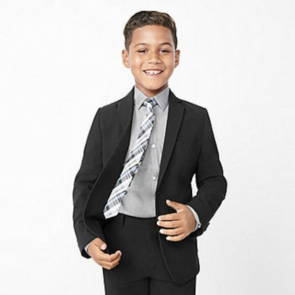 Van Heusen Boys' Flex Stretch Suit Jacket 8 husky - Picture 2 of 14